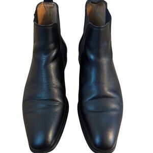 Paul Smith Elegant Black Leather Chelsea Men's Boots